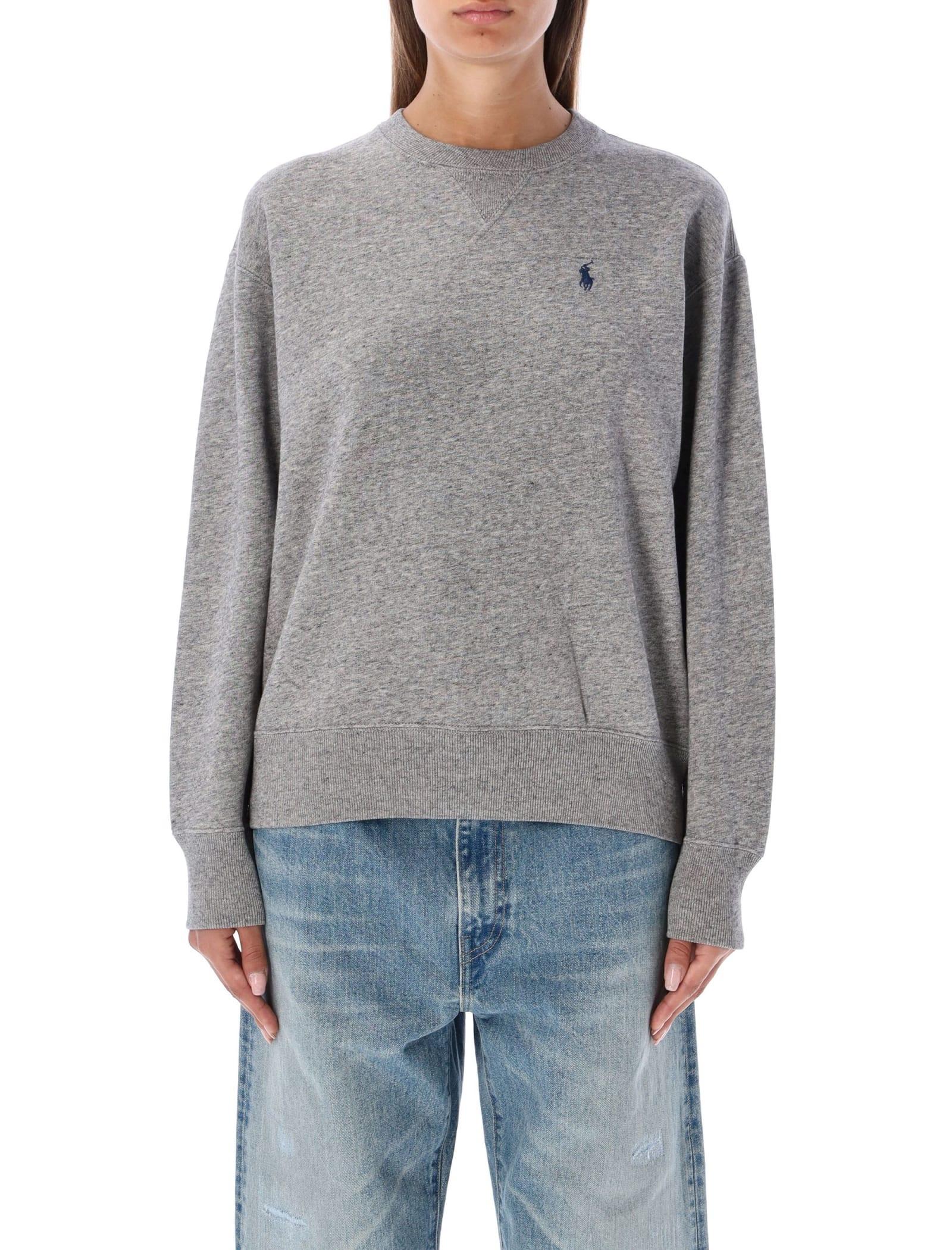 POLO RALPH LAUREN Classic Pony Sweatshirt In Grey Product Image