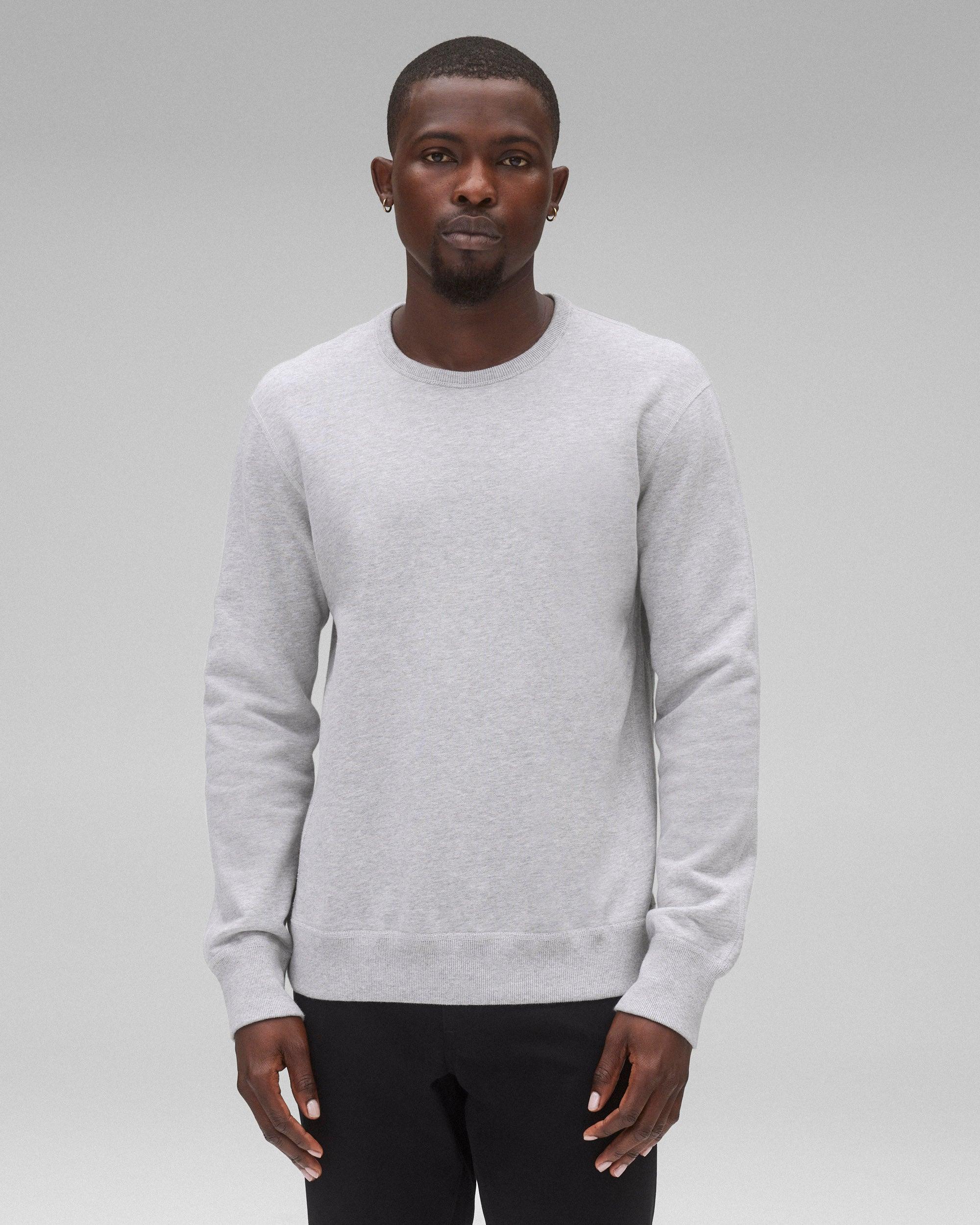 Midweight Terry Slim Crewneck - Vault Male Product Image