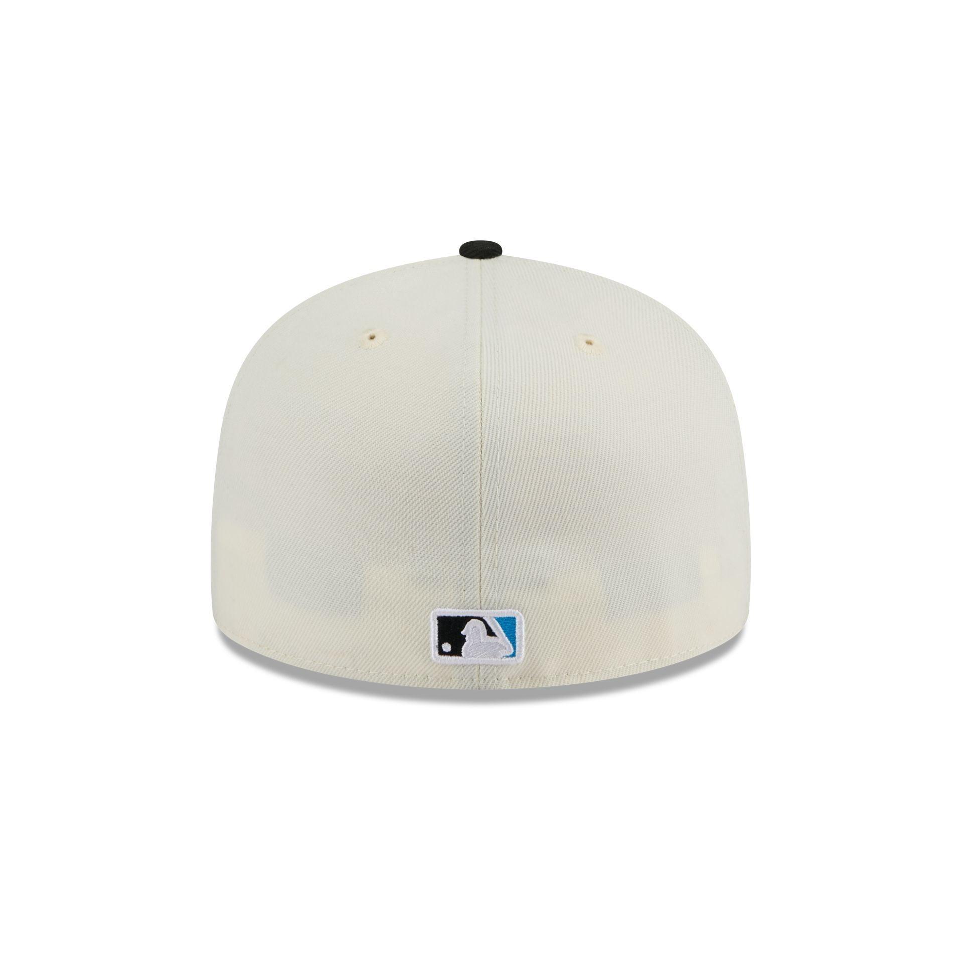 Miami Marlins Chrome 59FIFTY Fitted Hat Male Product Image