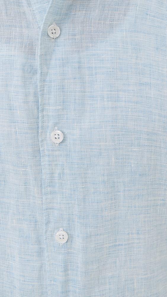 Orlebar Brown Giles Linen Button Down Shirt | Shopbop Product Image