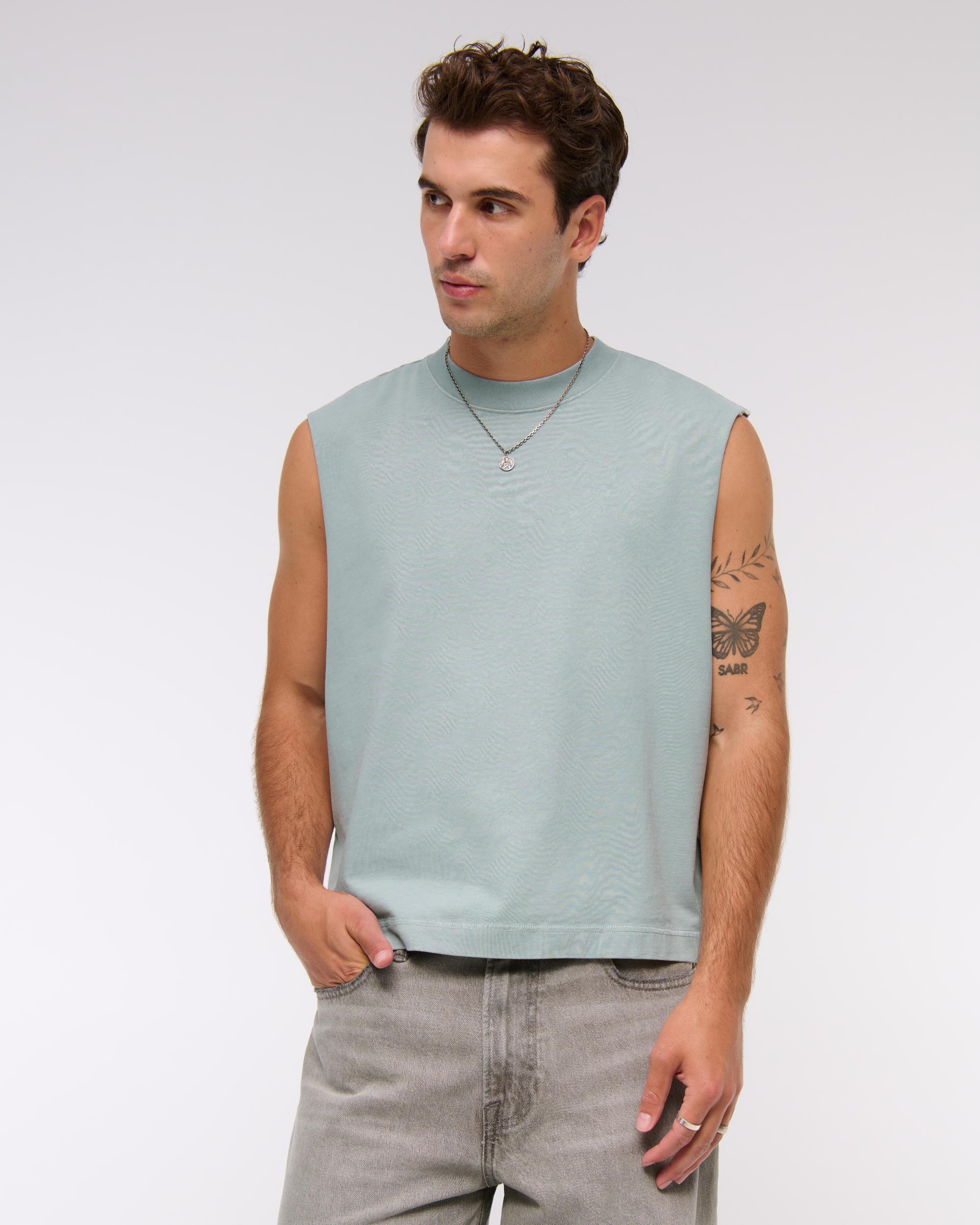 Premium Heavyweight Cropped Tank Product Image