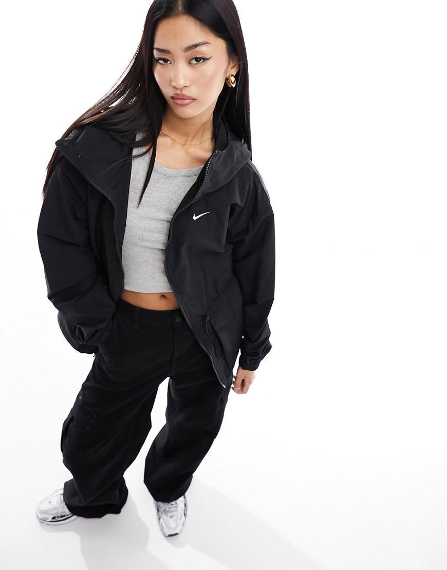 Nike Trend lightweight woven jacket in black Product Image