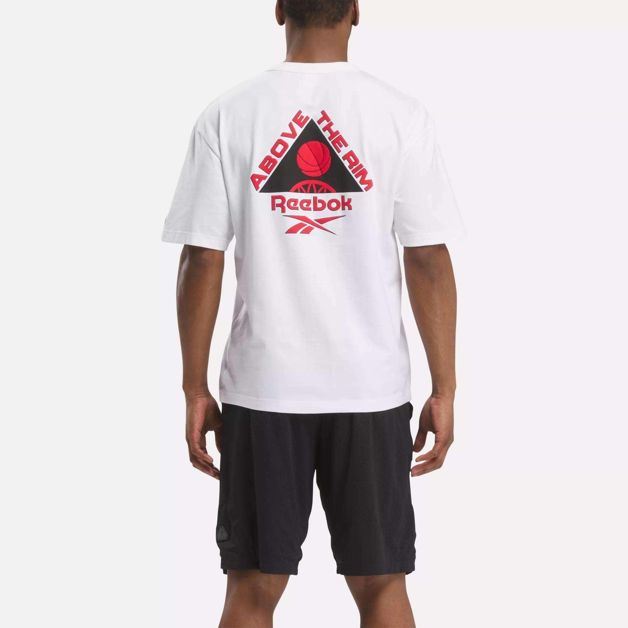 Men's Above the Rim Basketball T-Shirt Male Product Image
