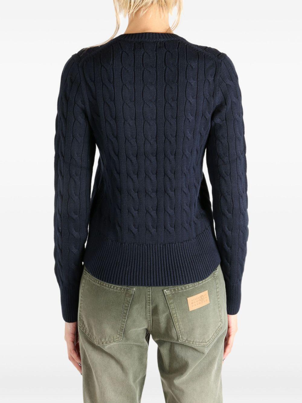 cable-knit cardigan Product Image