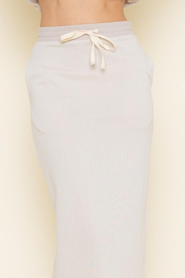 Tie Waist Maxi Skirt Product Image