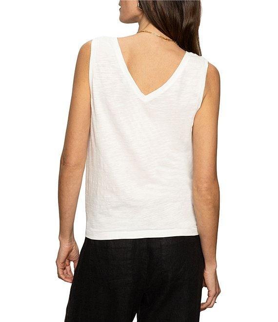 Sanctuary V-Neck Sleeveless Tie Front Tank Product Image