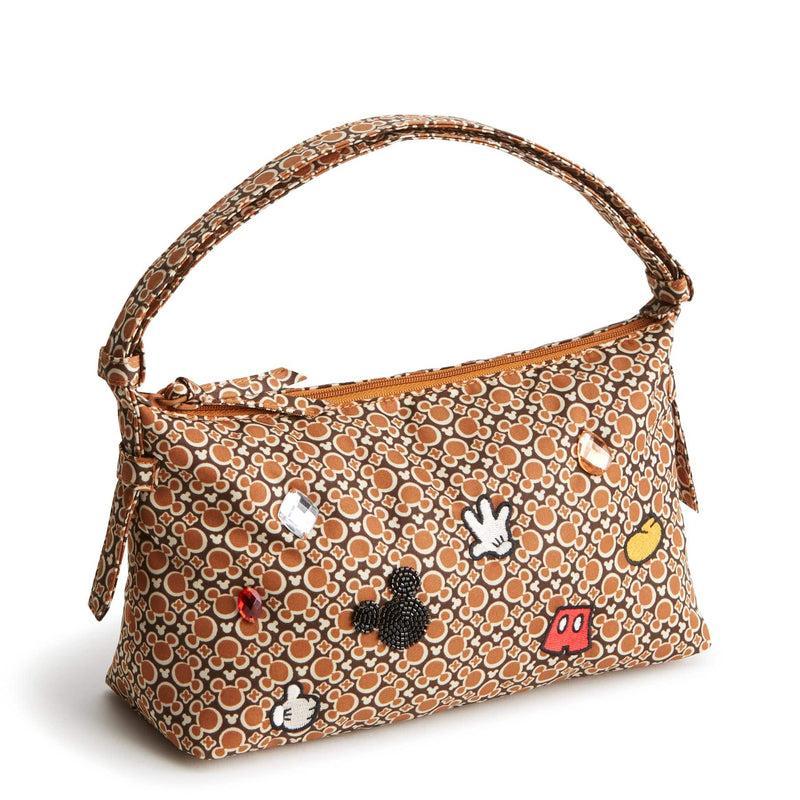 Vera Bradley Disney Roxbury Crescent Shoulder Bag Women in Mickey Mouse Icons Brown/Black Product Image