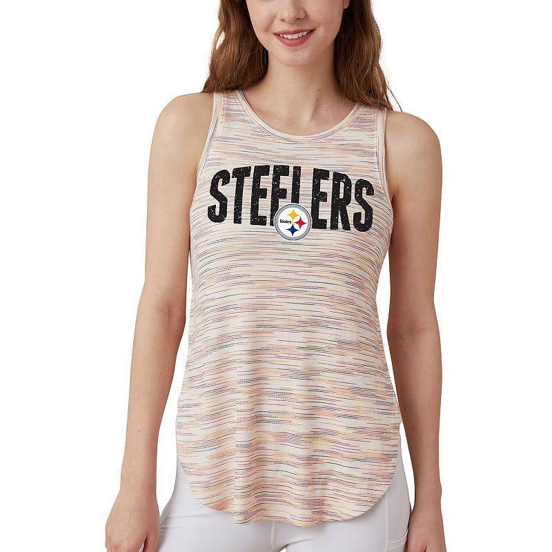 Womens Concepts Sport Pittsburgh Steelers Sunray Multicolor Tri-Blend Tank Top Product Image