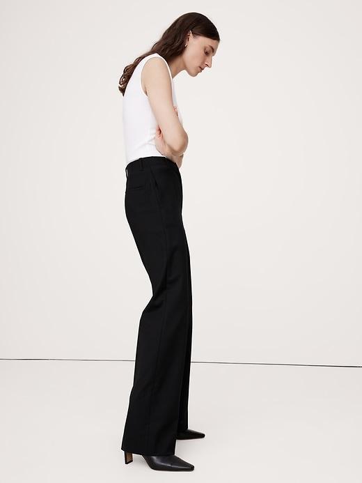 High-Rise Modern Straight Refined Pant Product Image