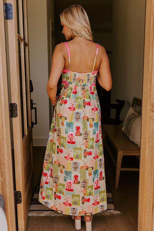 Wildflower Bouquet Midi Dress Product Image