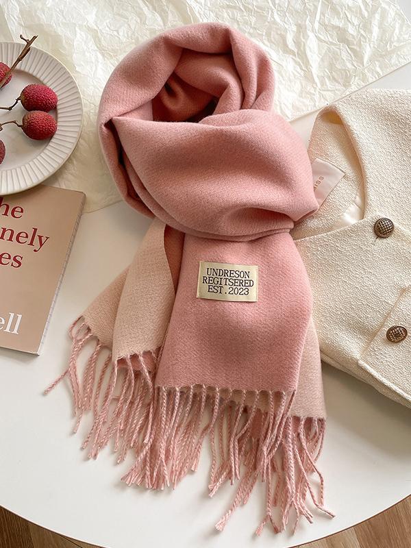 Keep Warm Tasseled Shawl&Scarf Product Image