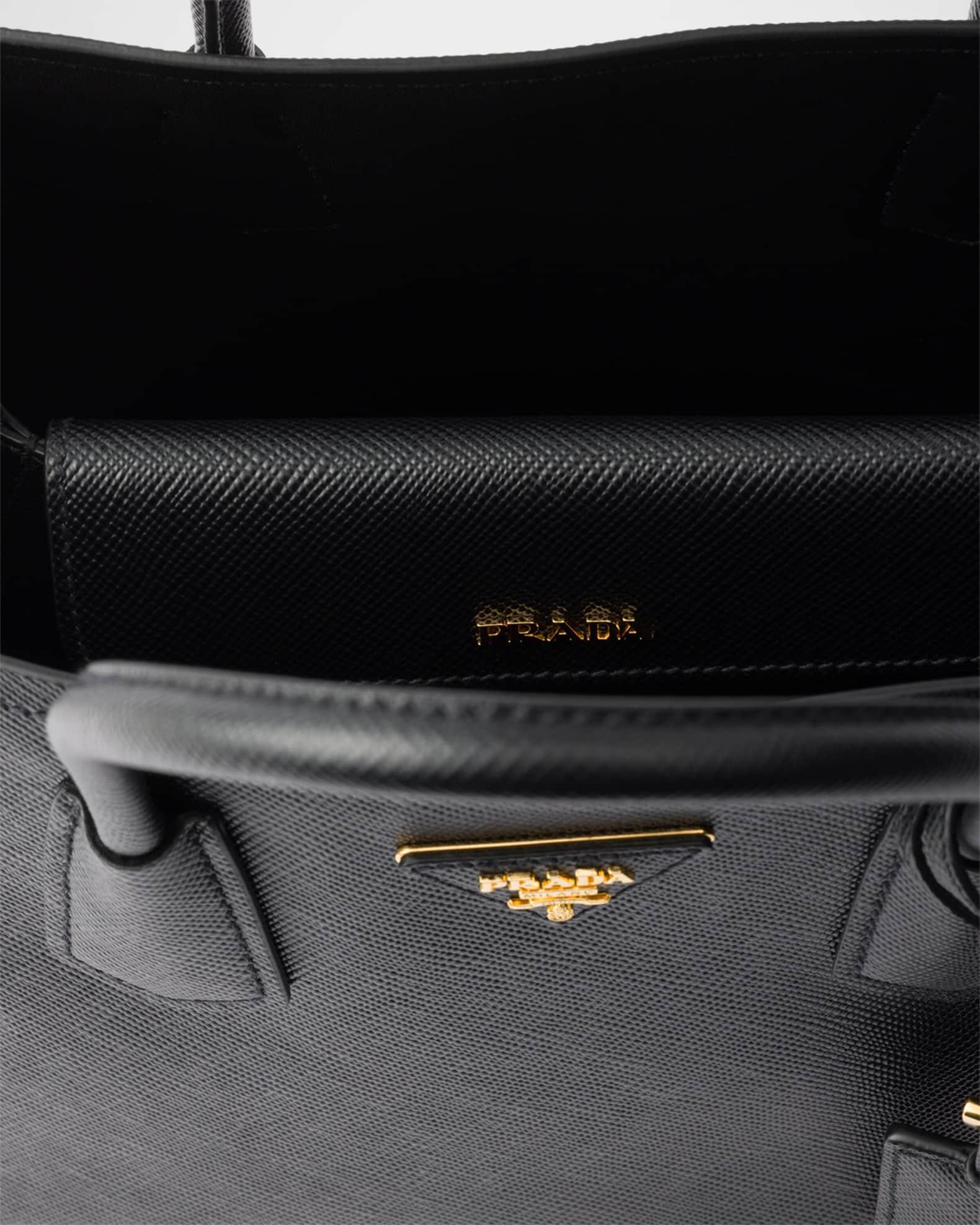 Double Medium Saffiano Leather Crossbody Bag Product Image