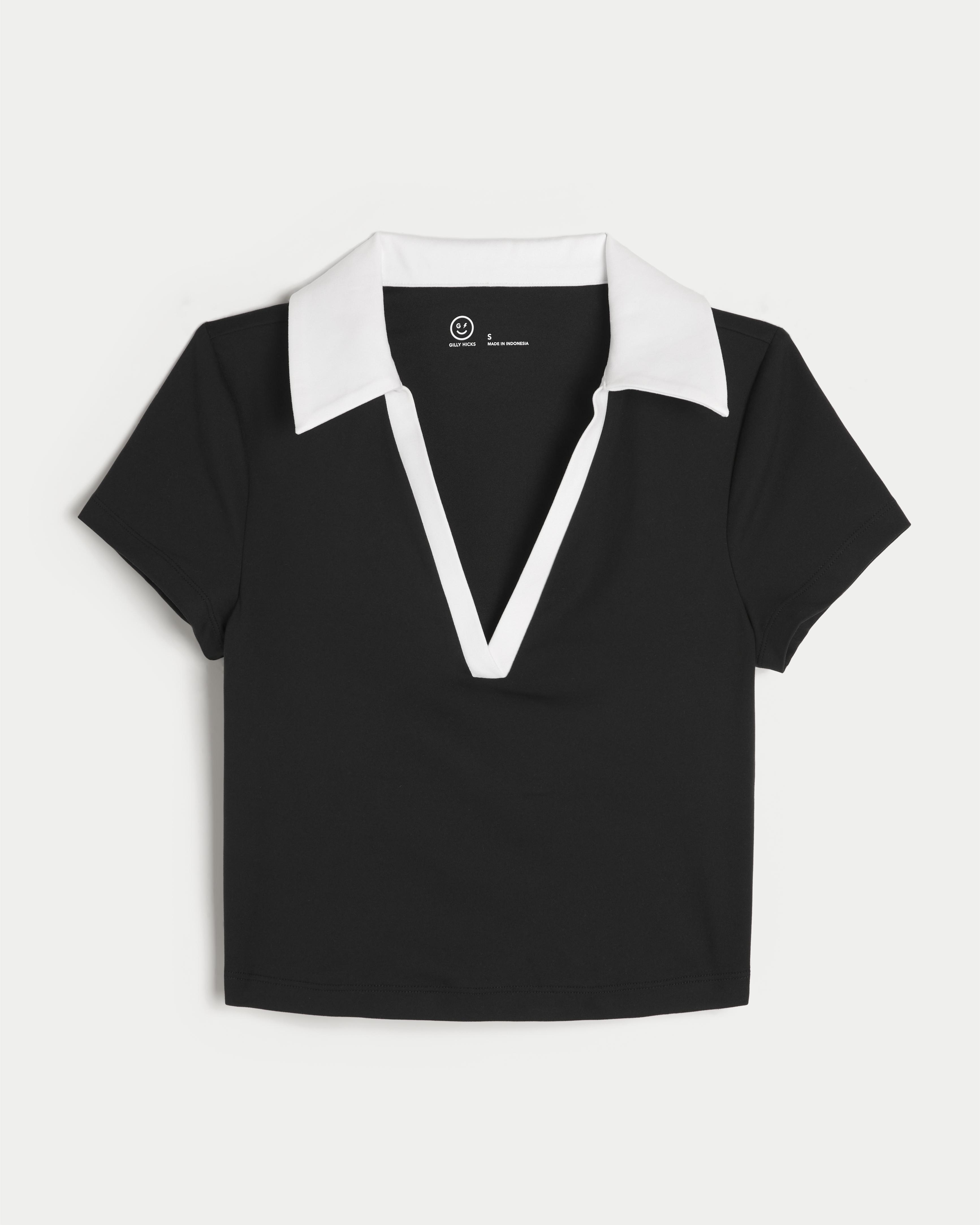 Gilly Hicks Active Short-Sleeve Polo Product Image