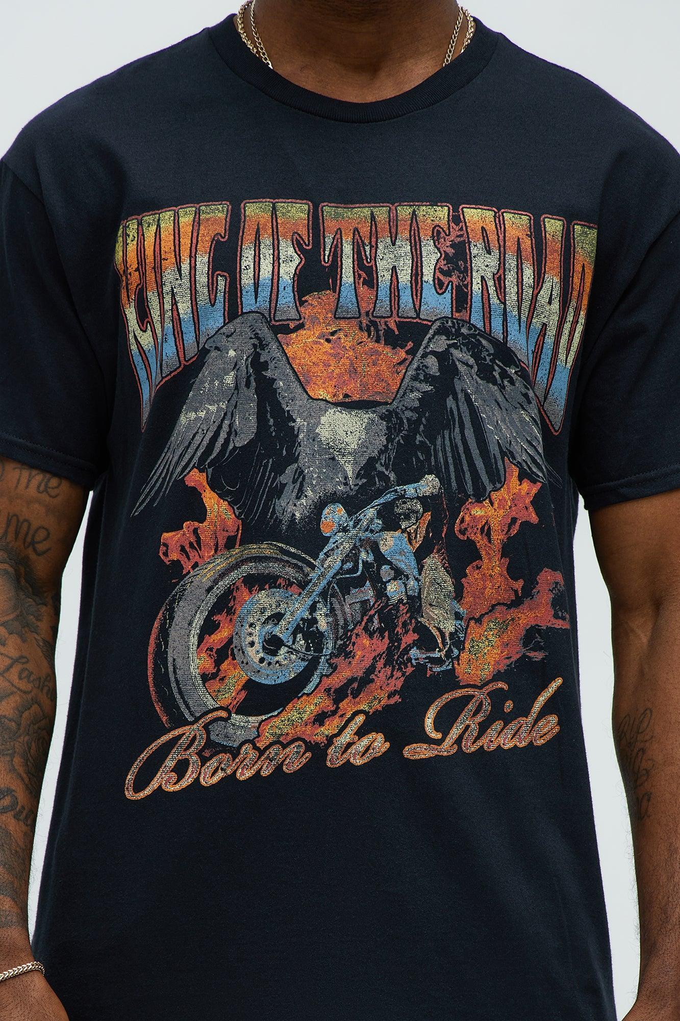 King Of The Road Short Sleeve Tee - Charcoal Product Image