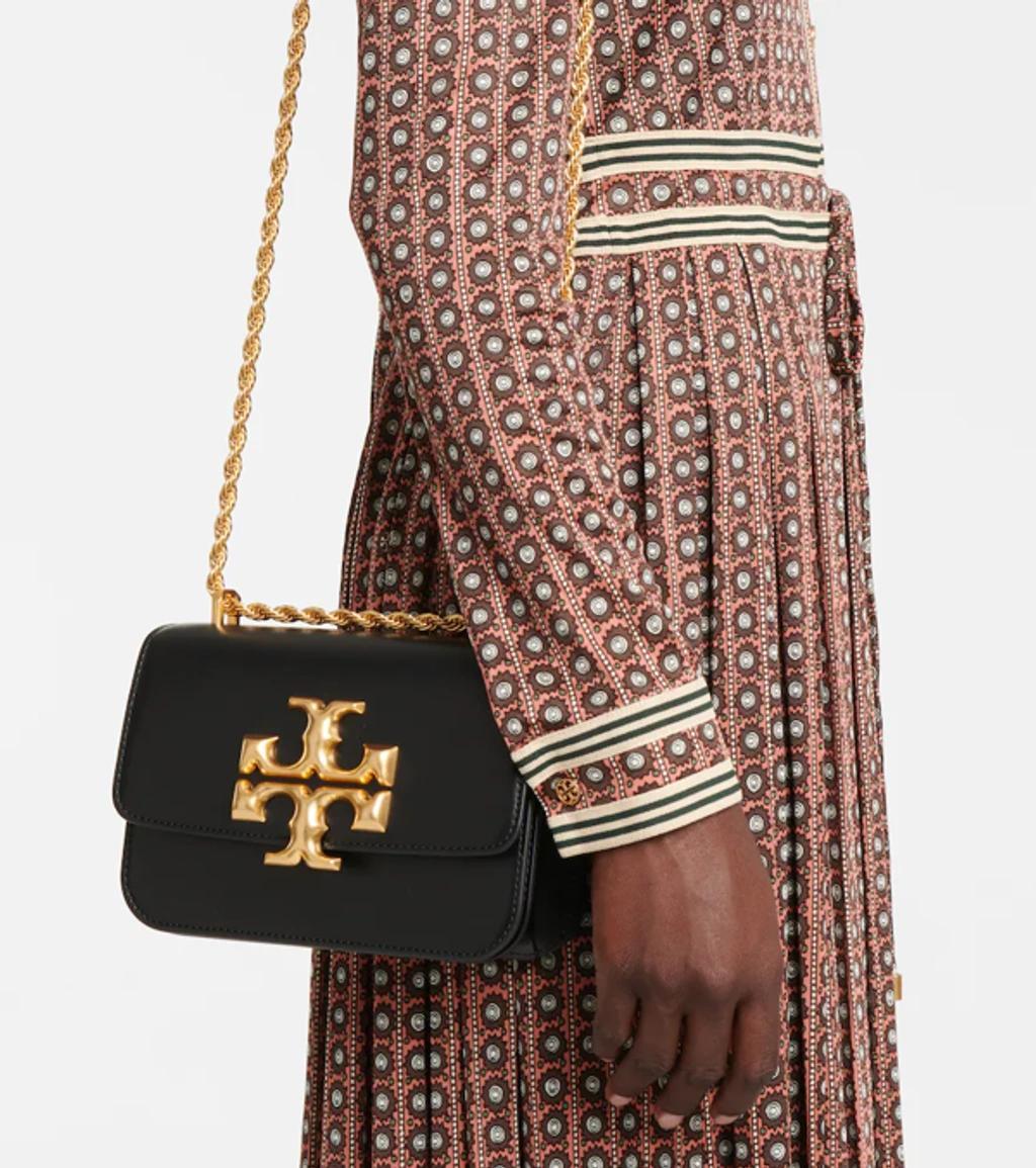 TORY BURCH Eleanor Leather Crossbody Bag In Black Product Image