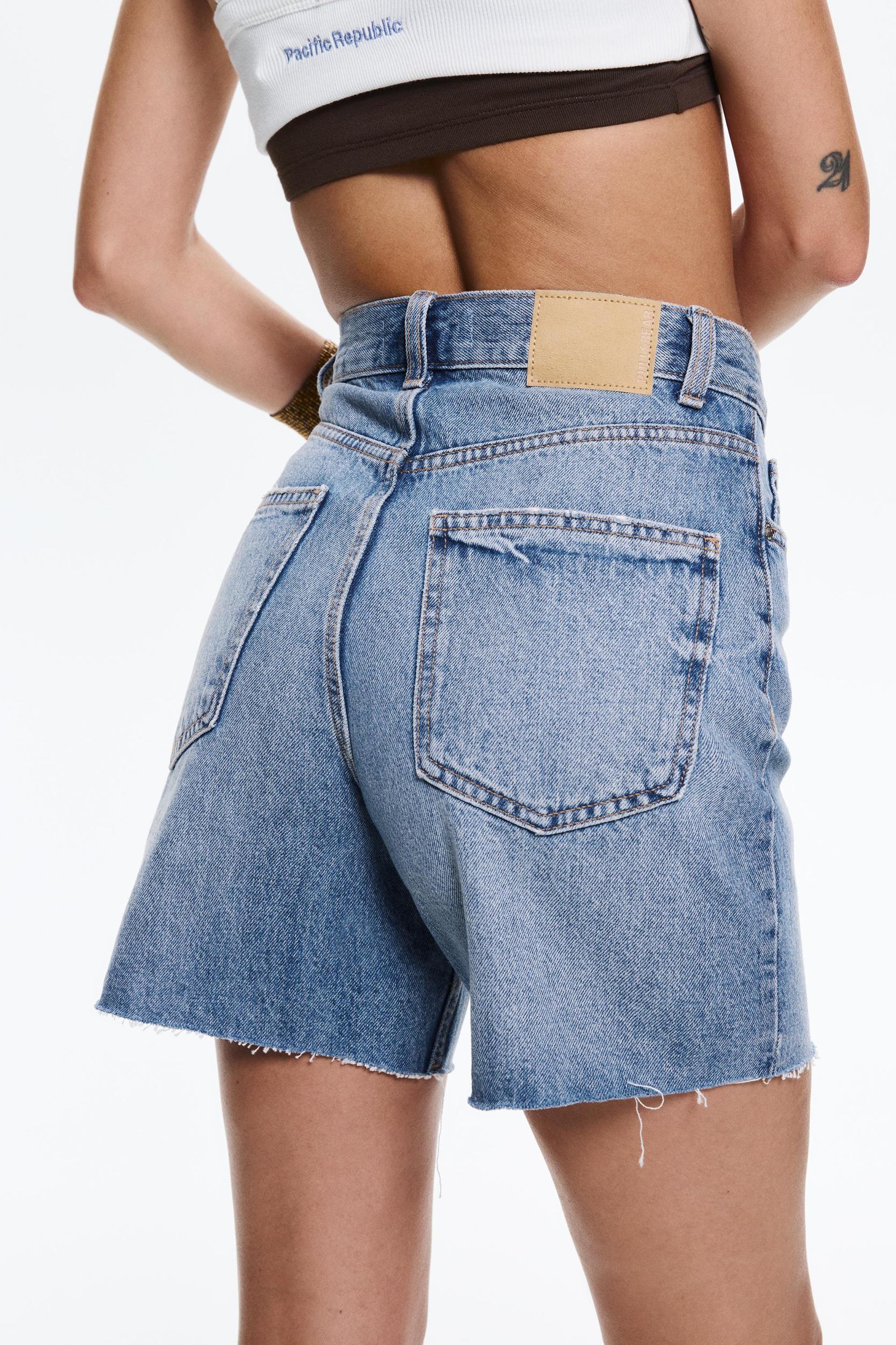 Denim Bermuda shorts Product Image