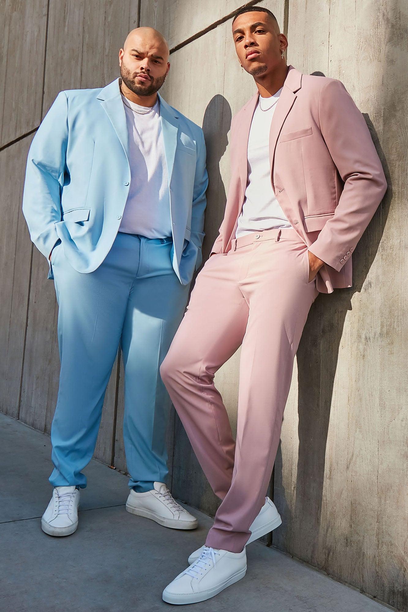 The Modern Stretch Suit Jacket - Mauve Product Image