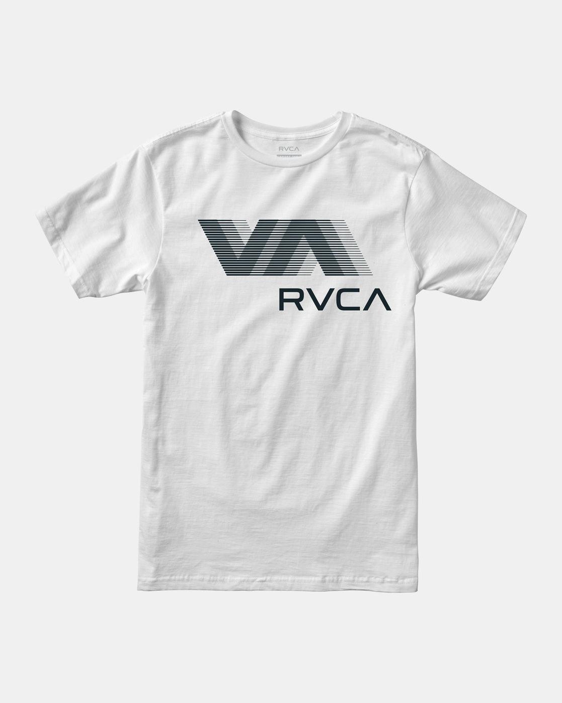 VA RVCA Blur Tee - White Product Image