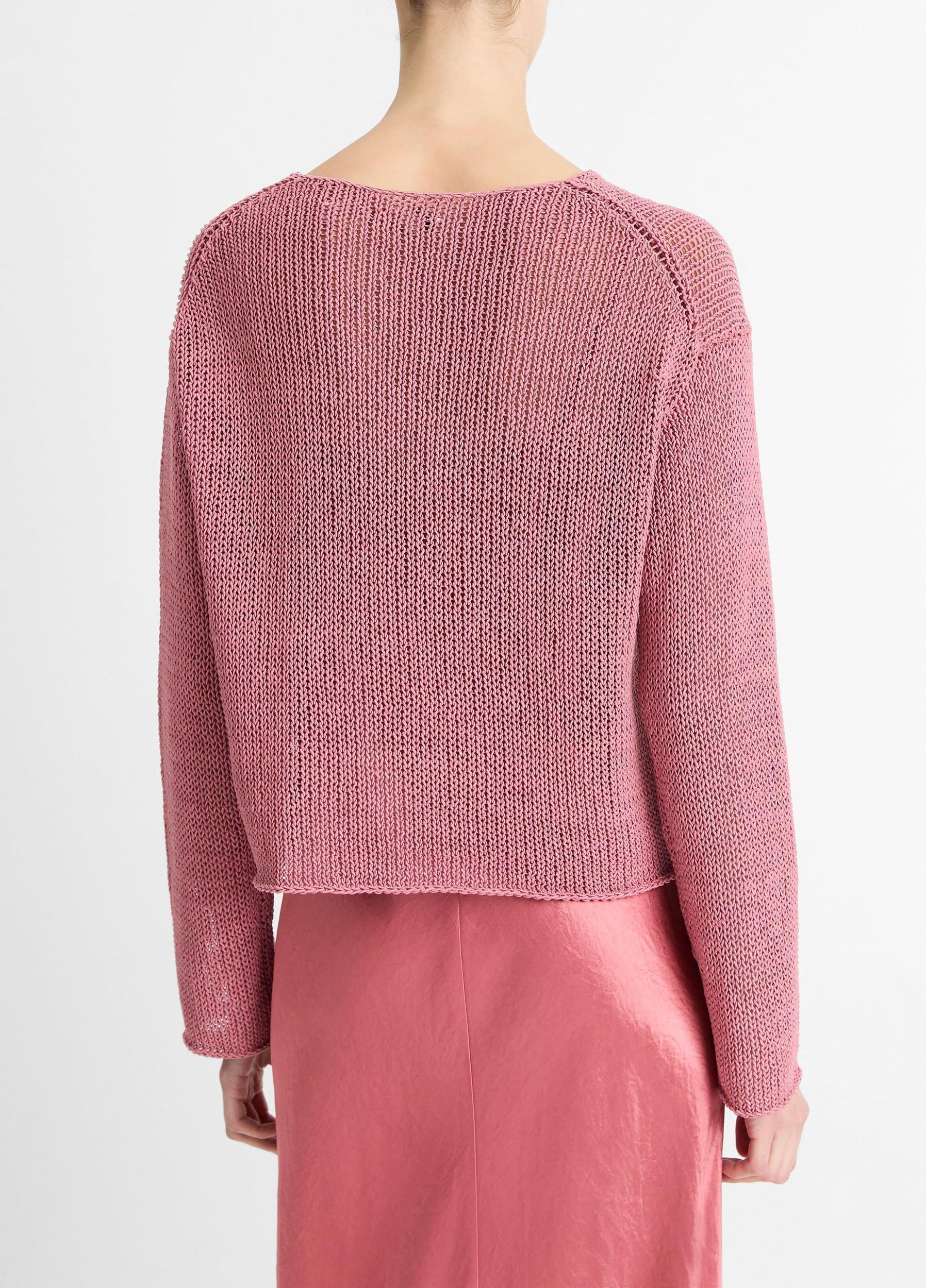 Italian Coated Cotton-Blend Sweater Product Image