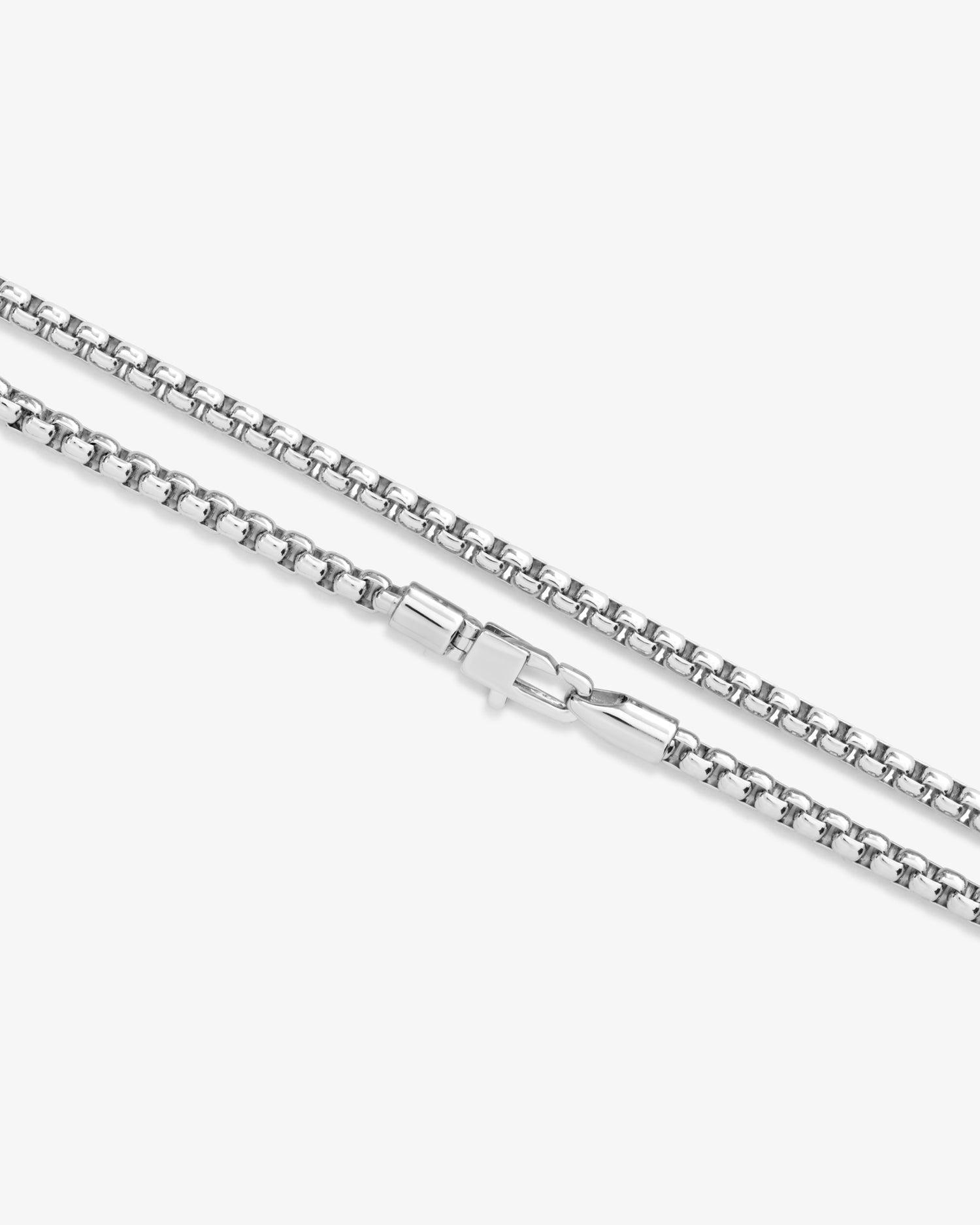 Logan Rolo Chain Necklace - Silver Product Image