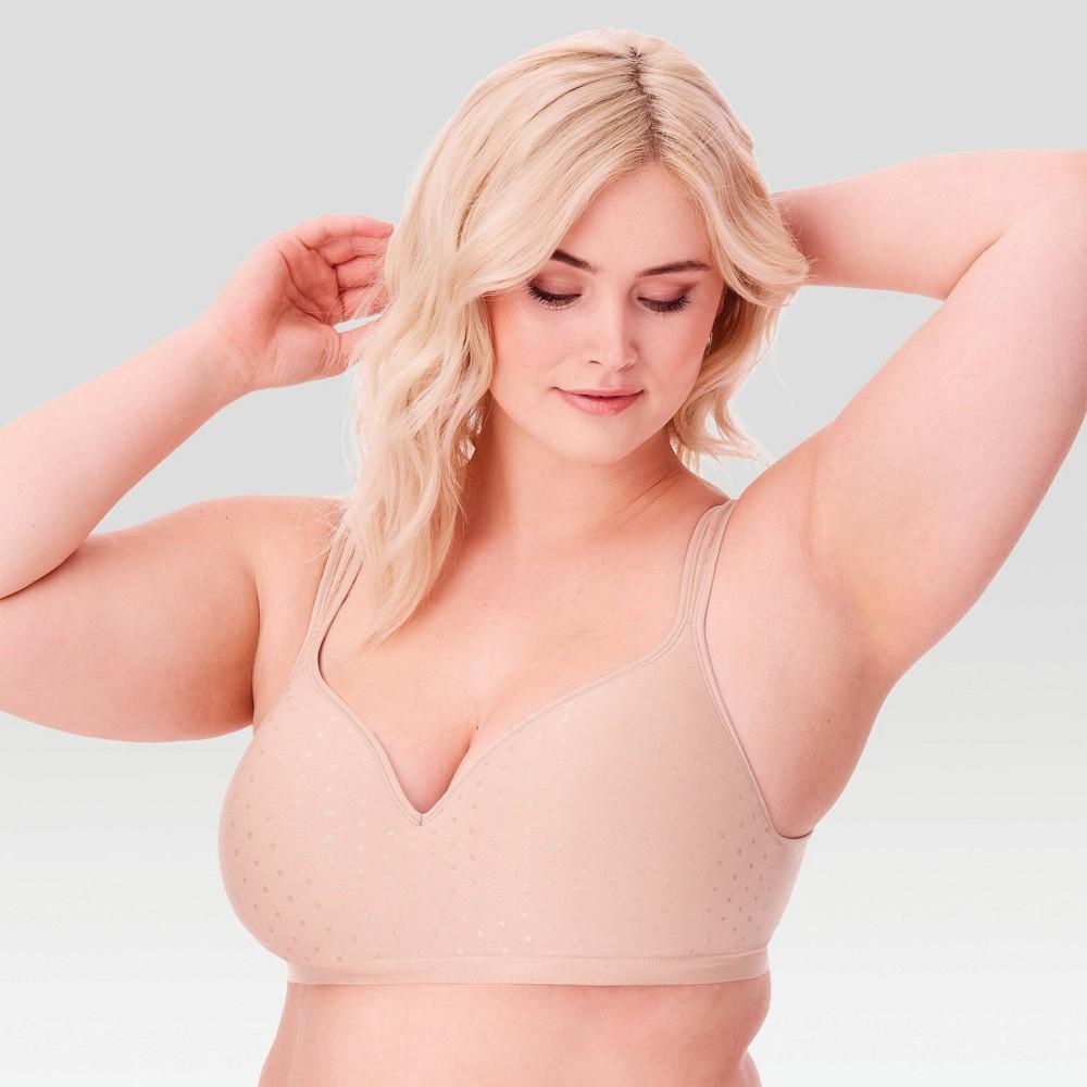 Beauty by Bali Womens Foam Wirefree Bra B540 - Beige 42DD Product Image