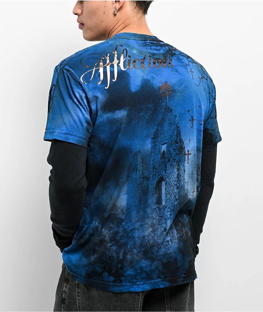 Affliction x Rogue Dark Angel 2fer Long Sleeve T-Shirt Product Image