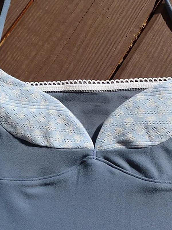 Color Block Splice Cutout Cami Top Product Image