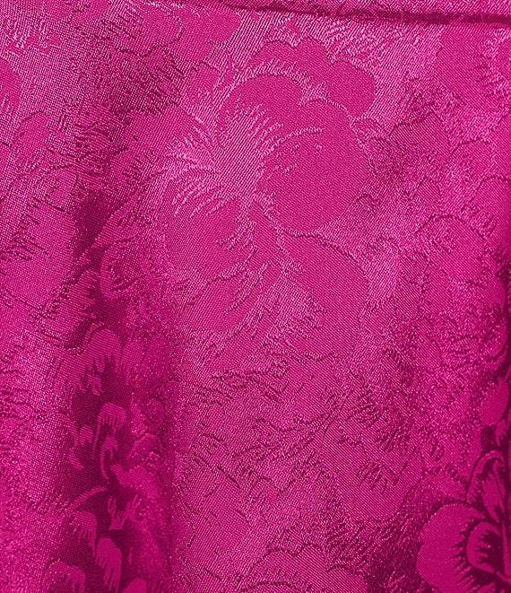 B. Darlin Square Neck Lace Up Back Skater Dress Product Image