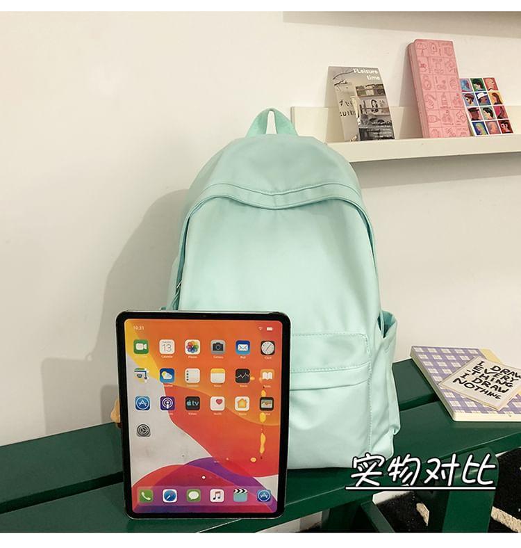 Plain Nylon Backpack / Pouch / Set Product Image