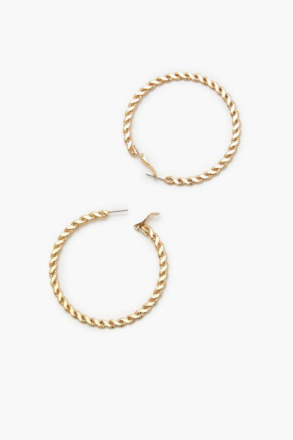 Twisted Hoop Earrings | Forever 21 Product Image