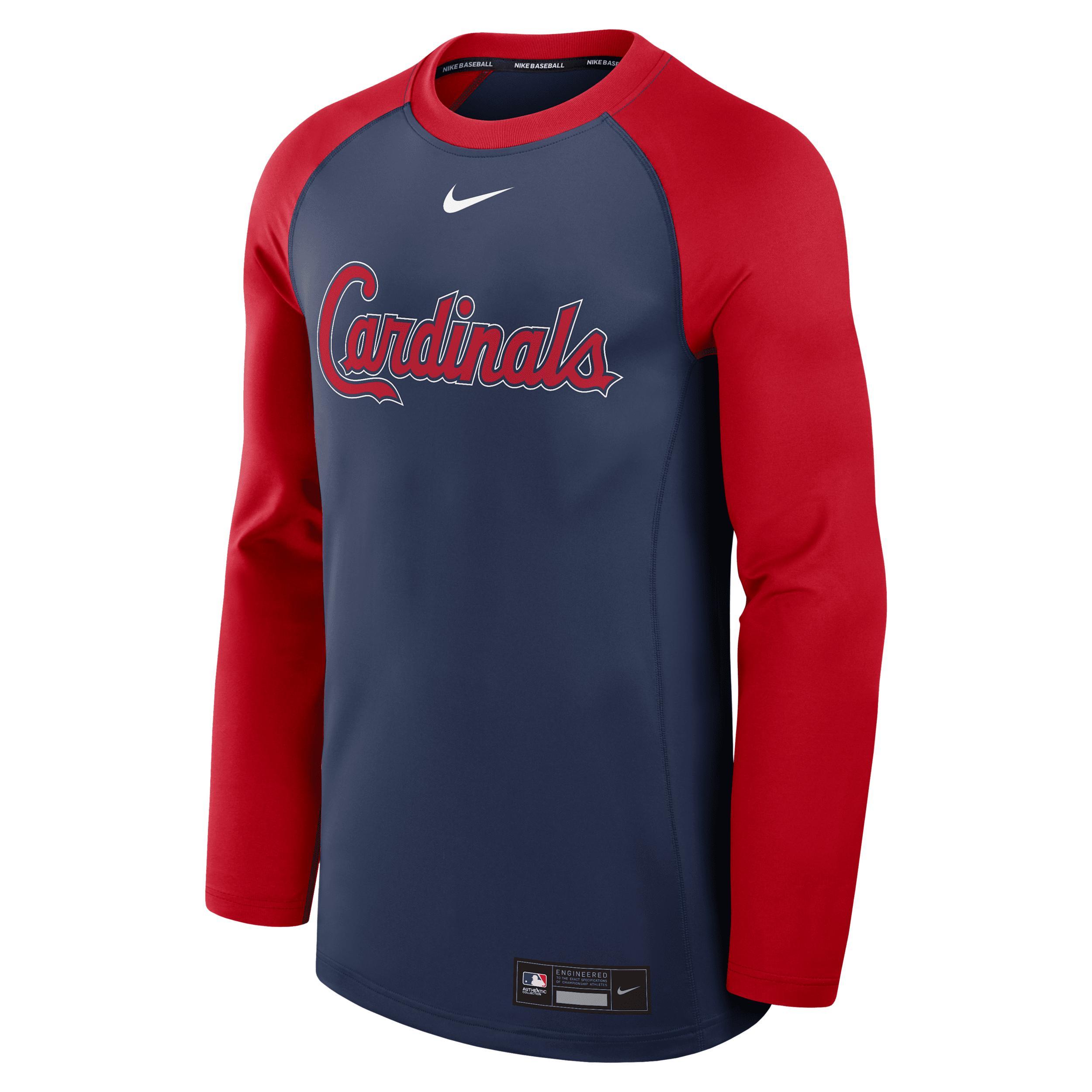 Philadelphia Phillies Authentic Collection Game Time Nike Men's Dri-FIT MLB Pullover Crew Product Image