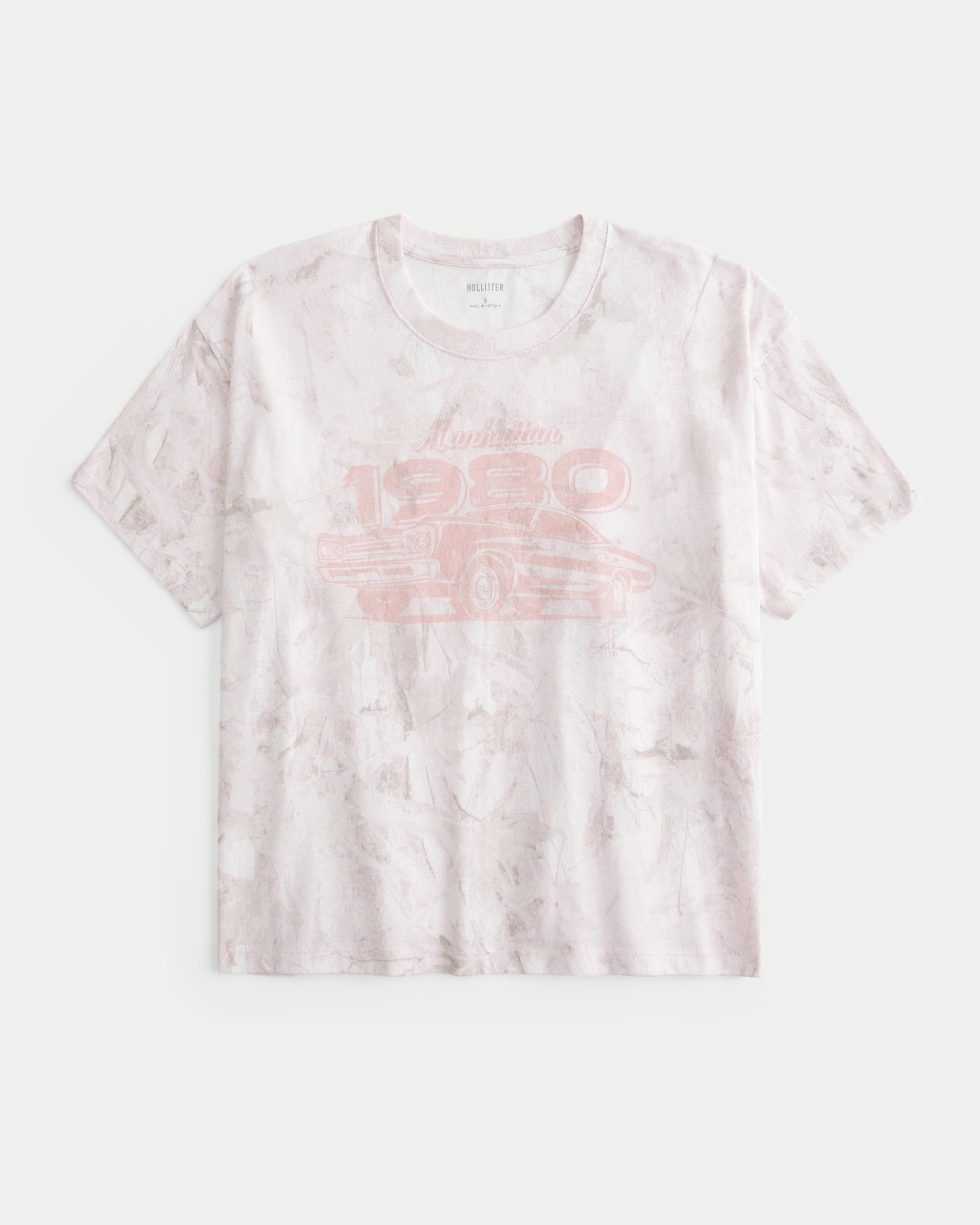 Oversized Manhattan Racing Graphic Tee Product Image