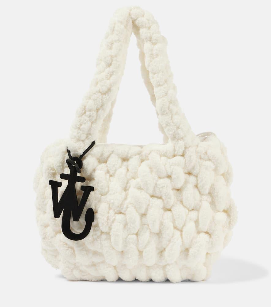 JW ANDERSON Blanket Small Chunky Yarn Shoulder Bag In 002 Off White Product Image