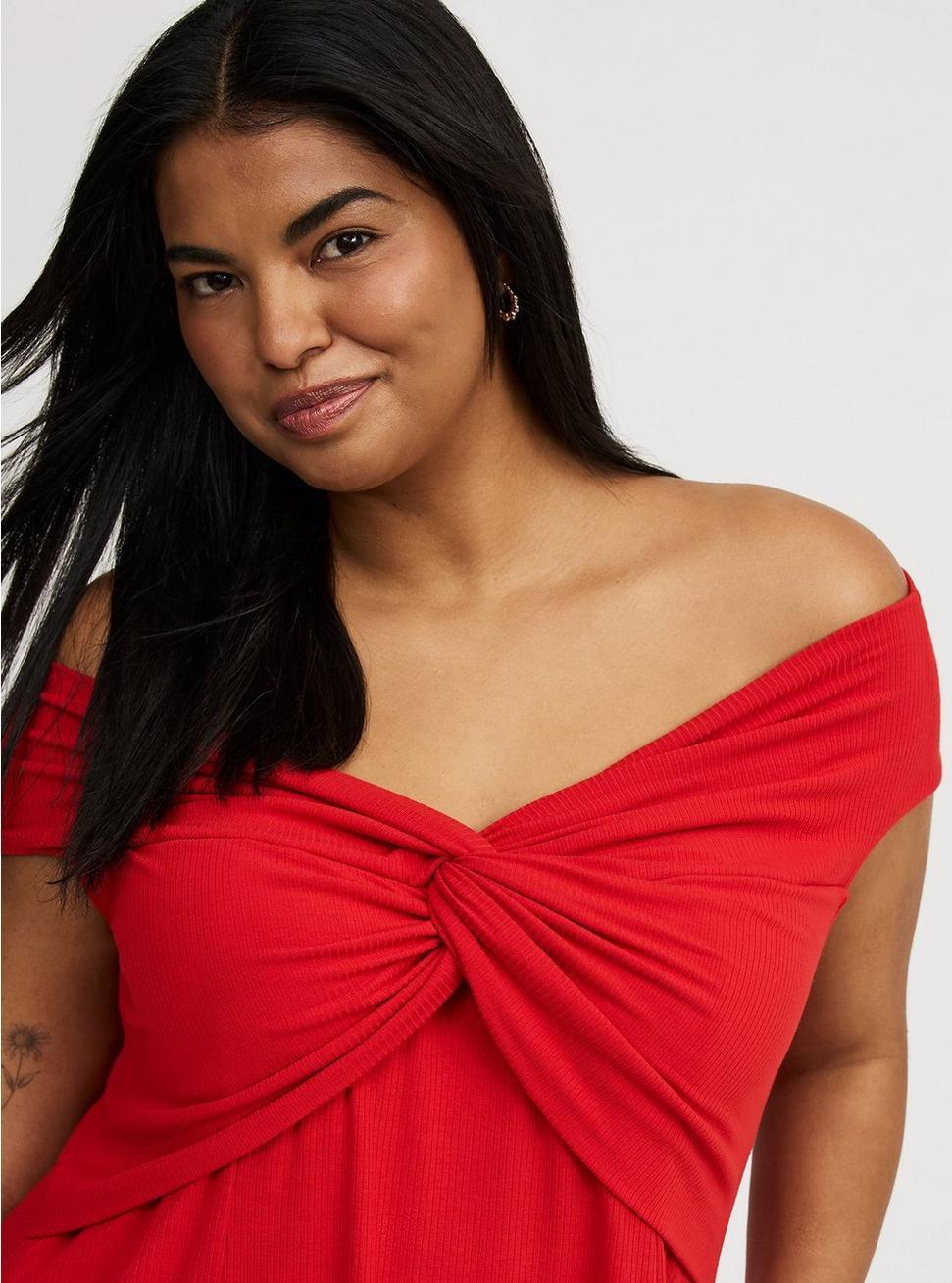 Off-Shoulder Mini Dress Product Image