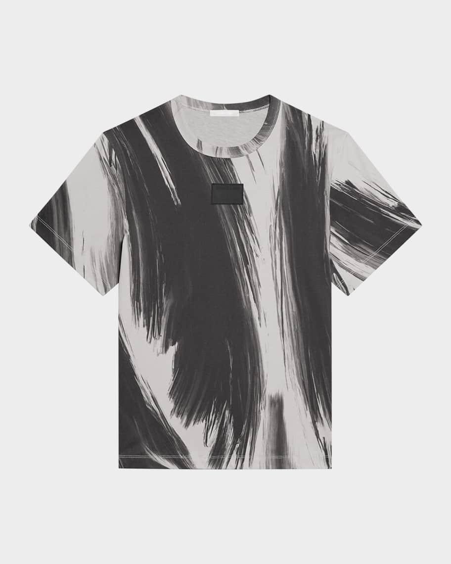 Mens Feather Brushstroke T-Shirt Product Image