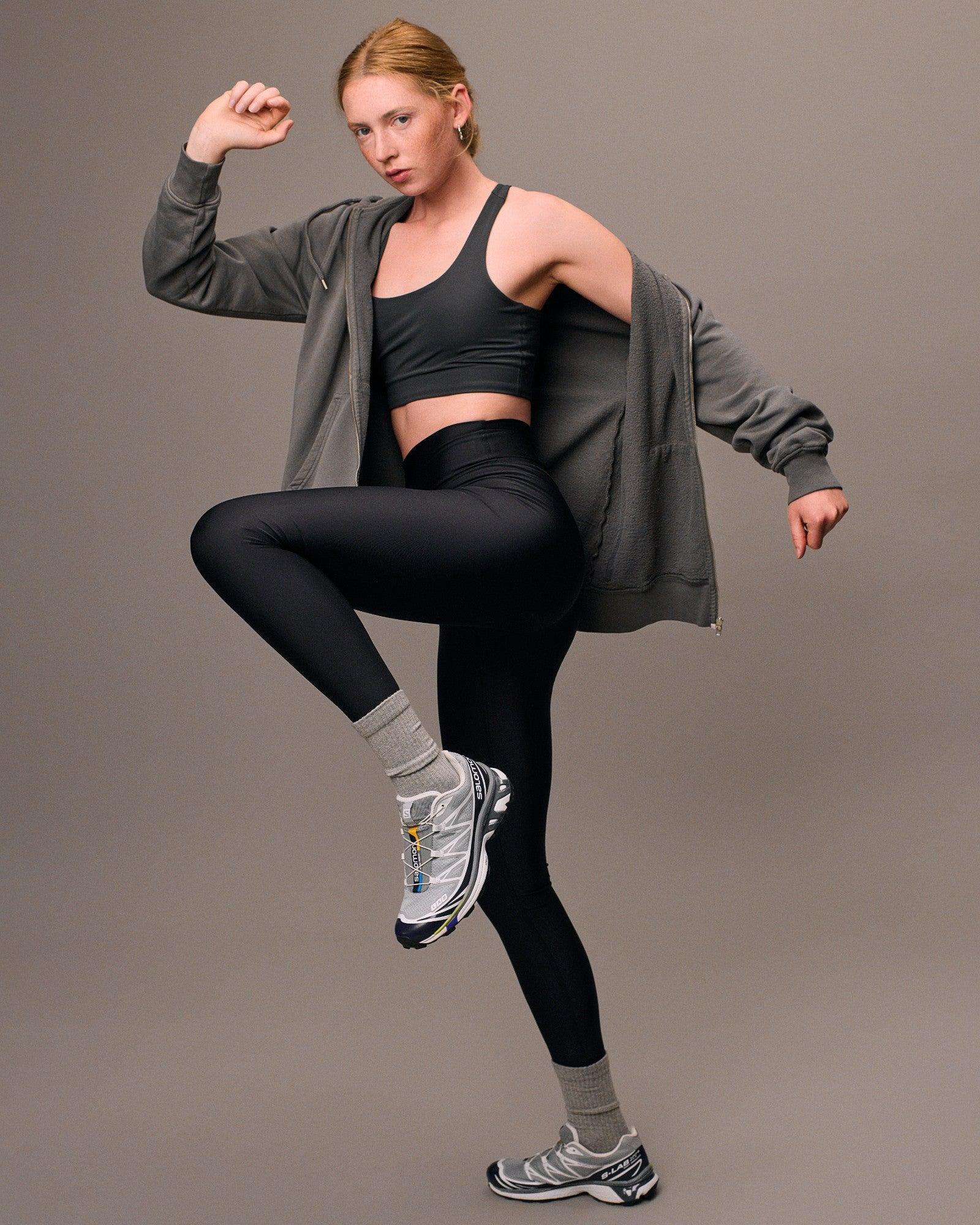 Active High-Rise Legging - Deep Black Product Image