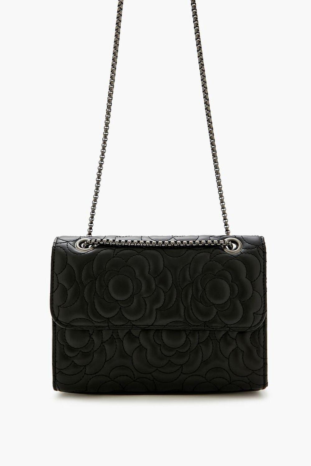 Floral-Quilted Crossbody Bag | Forever 21 Product Image