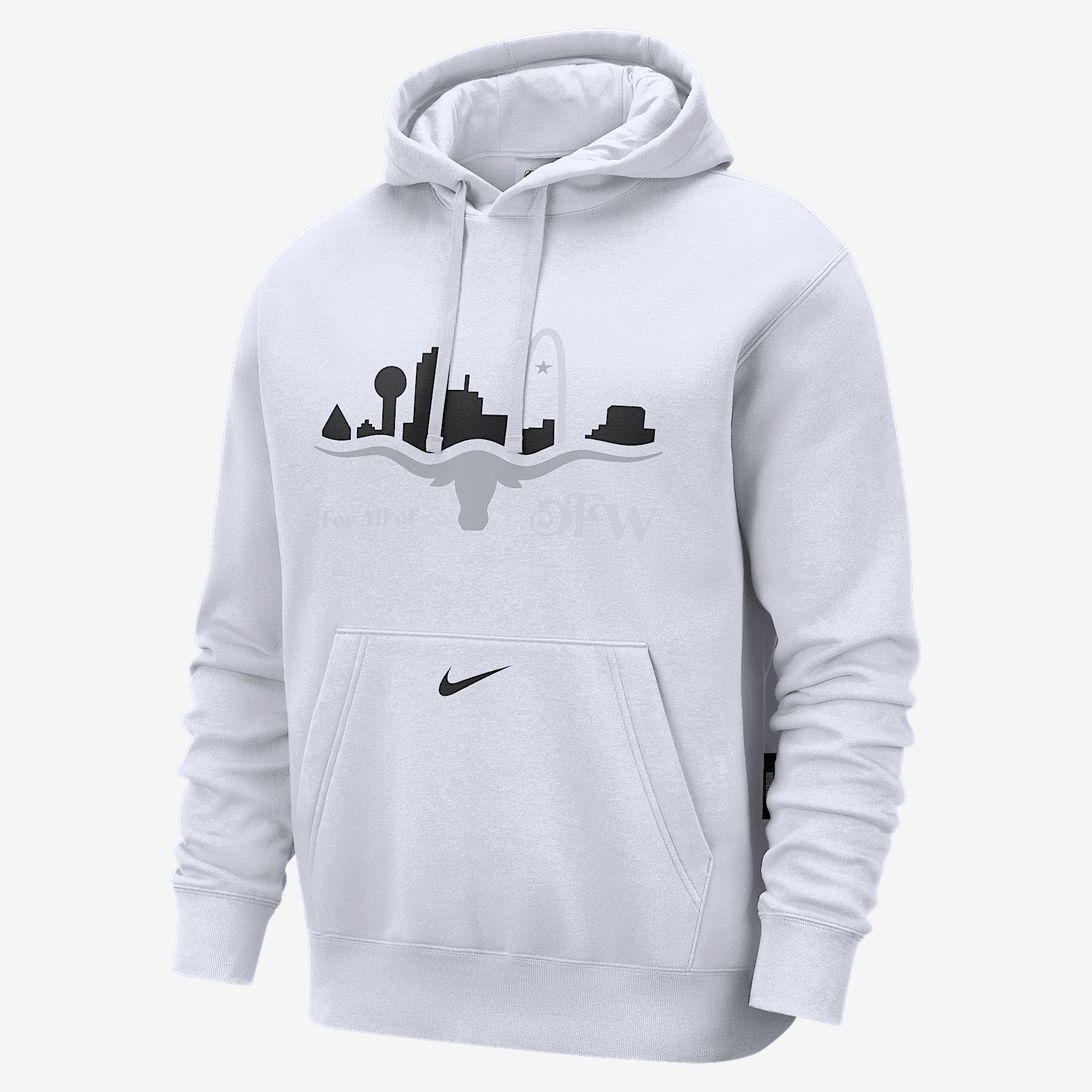 Dallas Mavericks Club City Edition Men's Nike NBA Fleece Pullover Hoodie Product Image