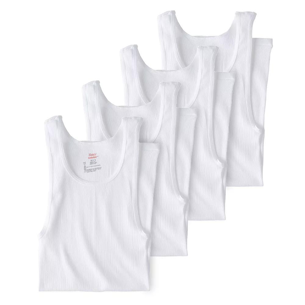 Mens Hanes 4-pk. Tagless Tanks Product Image