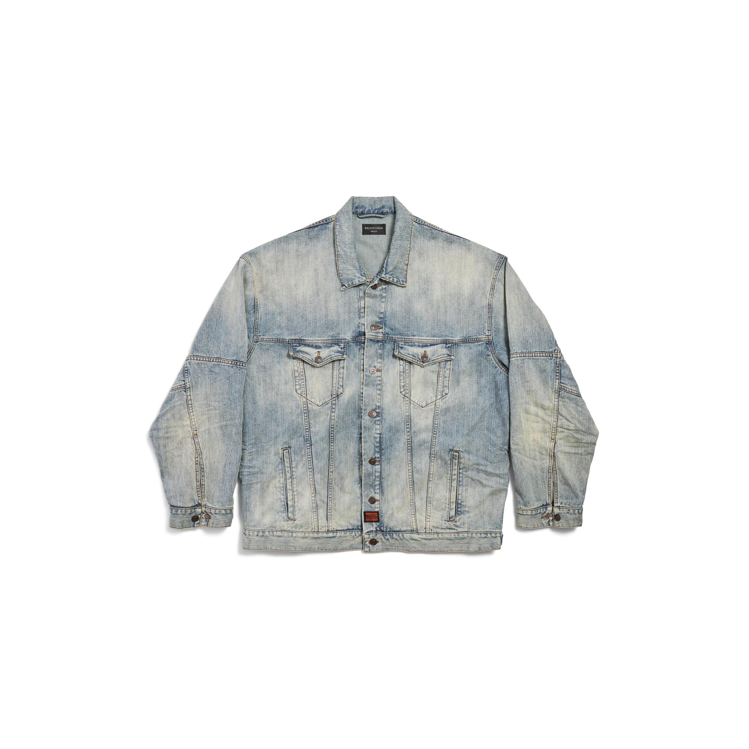 Men's Oversized Jacket in Blue Product Image