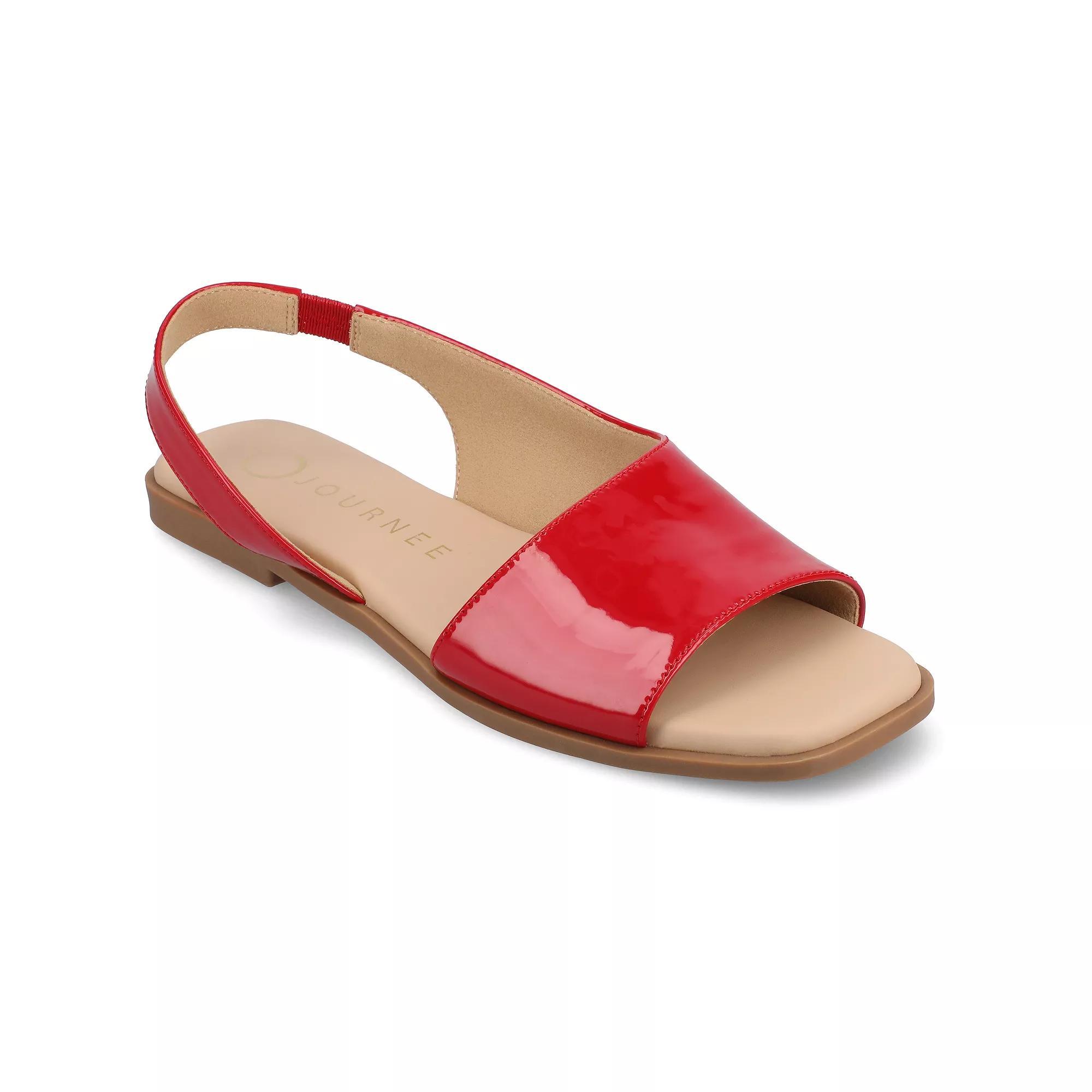 Journee Brinsley Women's Sling Back Sandals,  Product Image