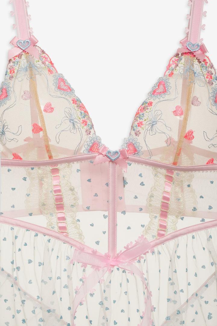 Gabriella Slip Dress — Blue Product Image