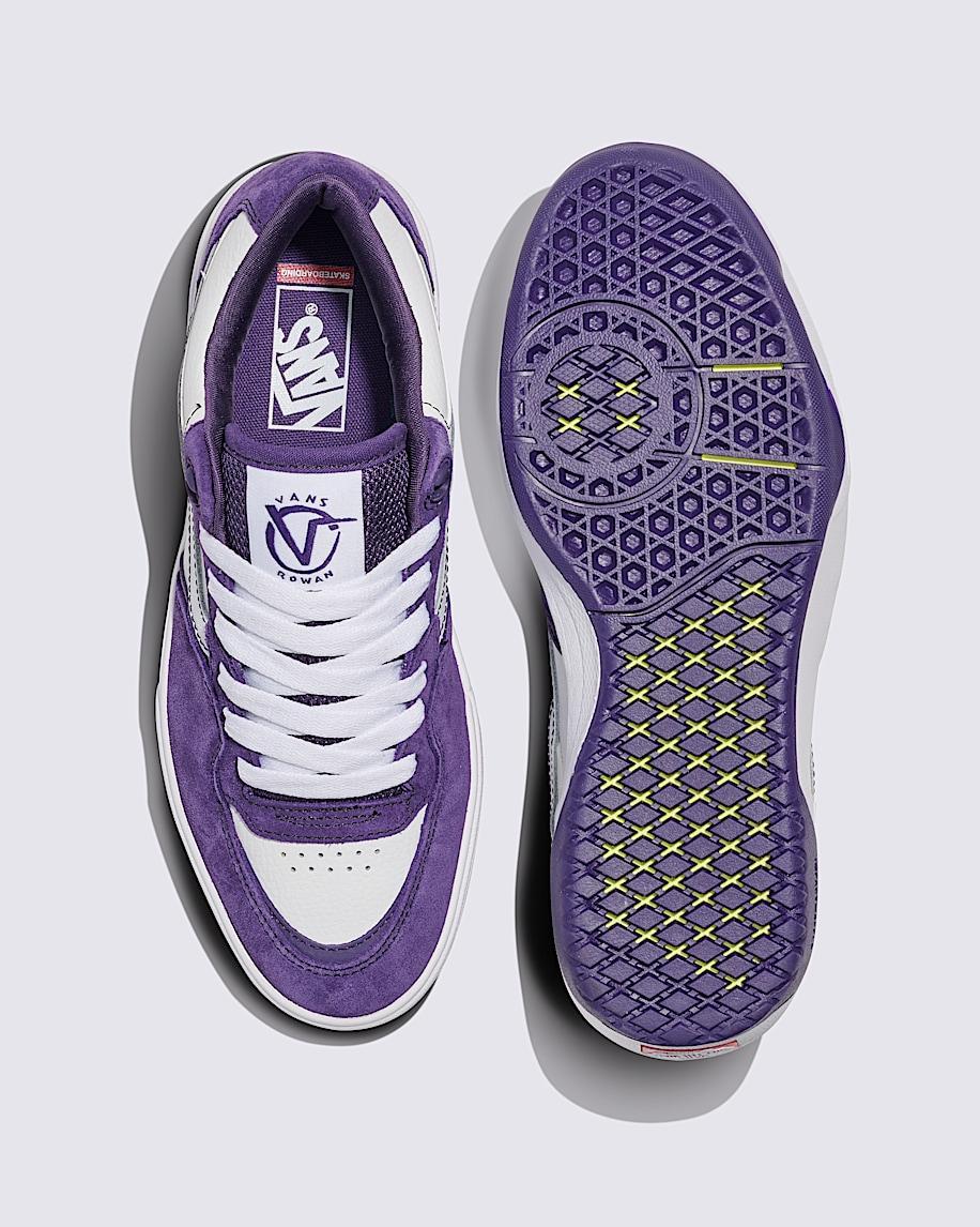 Skate Rowan 2.0 Shoe in Purple / White| Vans US Product Image