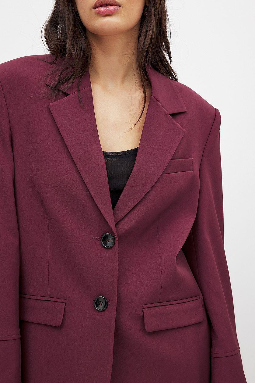 Oversized Blazer With Wide Sleeves Product Image