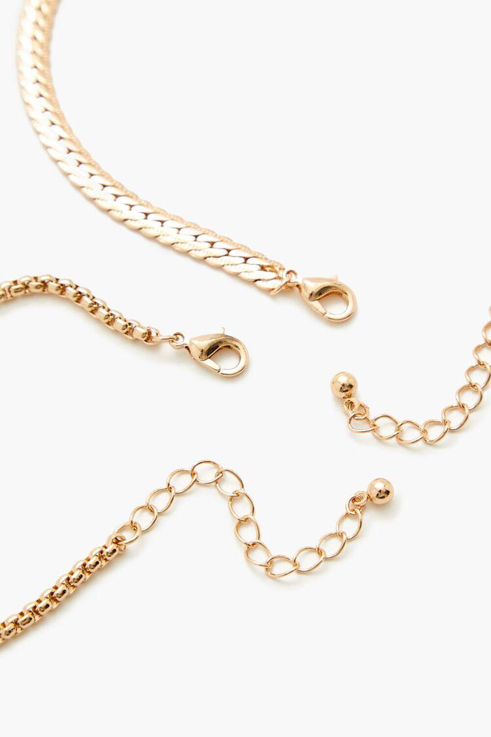 Box & Herringbone Anklet Set | Forever 21 Product Image