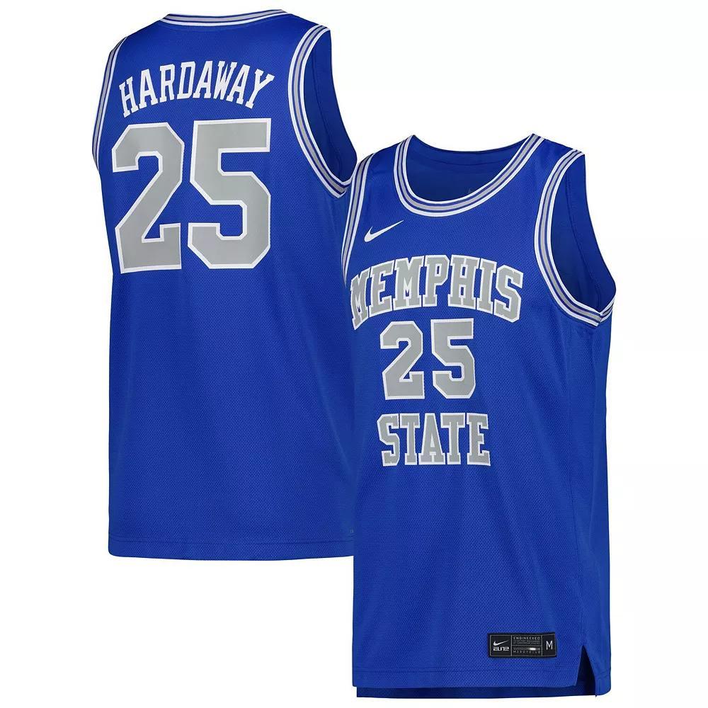 Men's Nike Penny Hardaway Royal Memphis Tigers Retro Performance Basketball Jersey, Size: Small, Blue Product Image