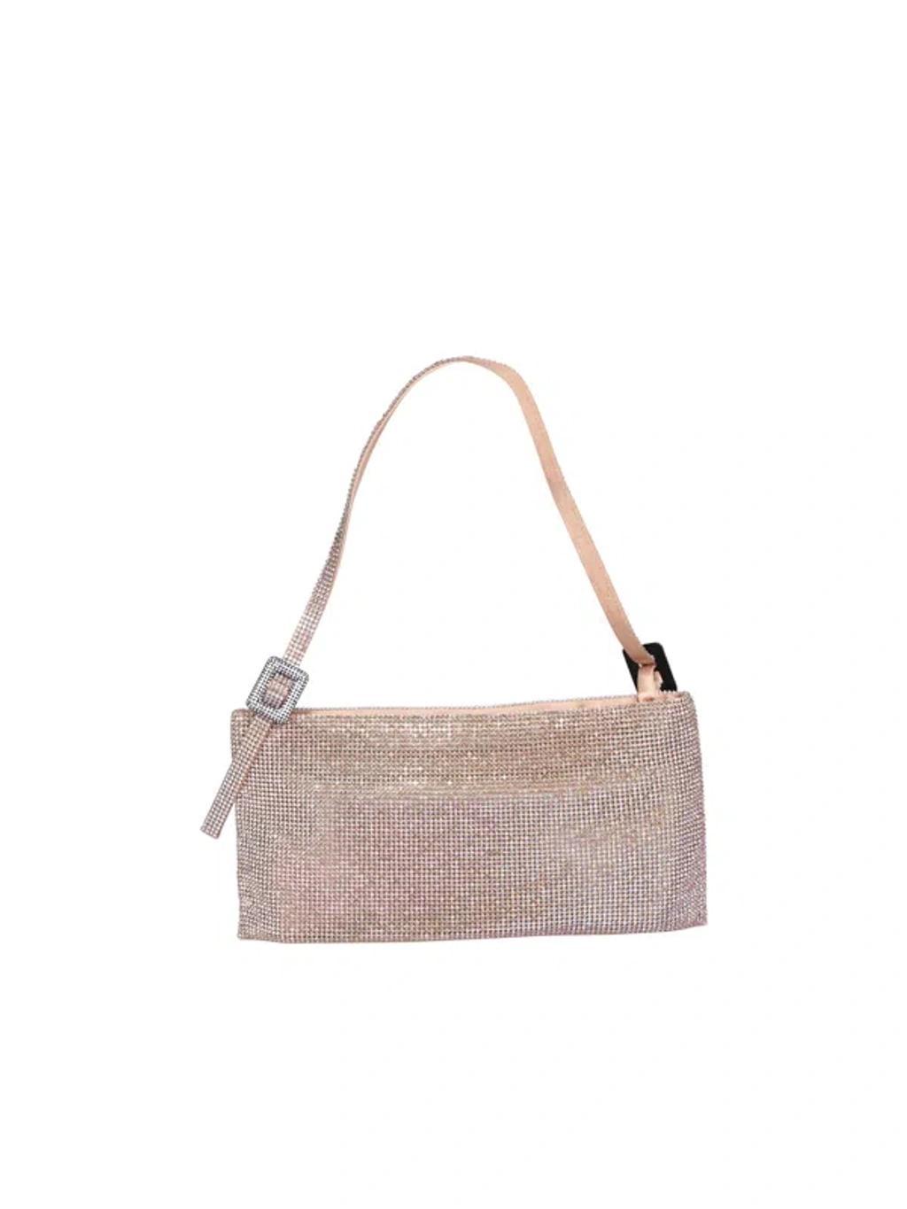 BENEDETTA BRUZZICHES Your Best Friend La Grande Shoulder Bag In Pink Product Image