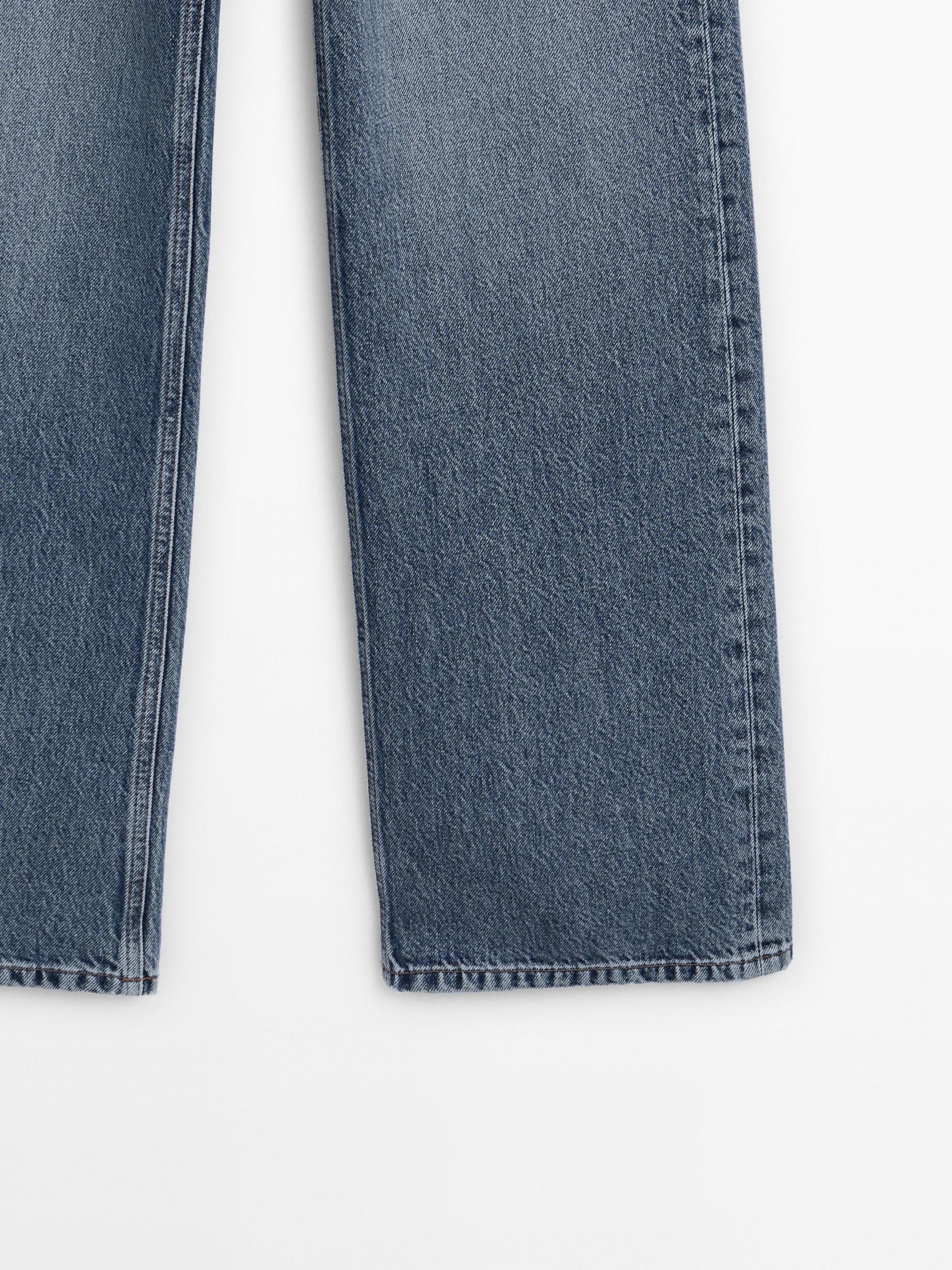 Mid-rise wide-leg jeans Product Image