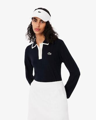 Polo Collar Stretch Golf Sweater Product Image