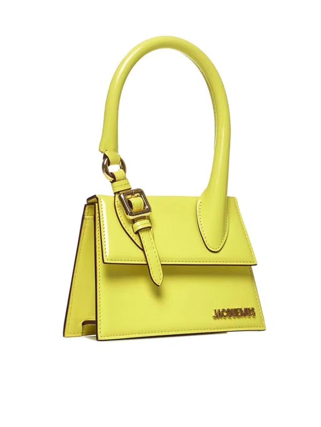 JACQUEMUS Le Medium Chiquito Top-handle Bag In Yellow Product Image